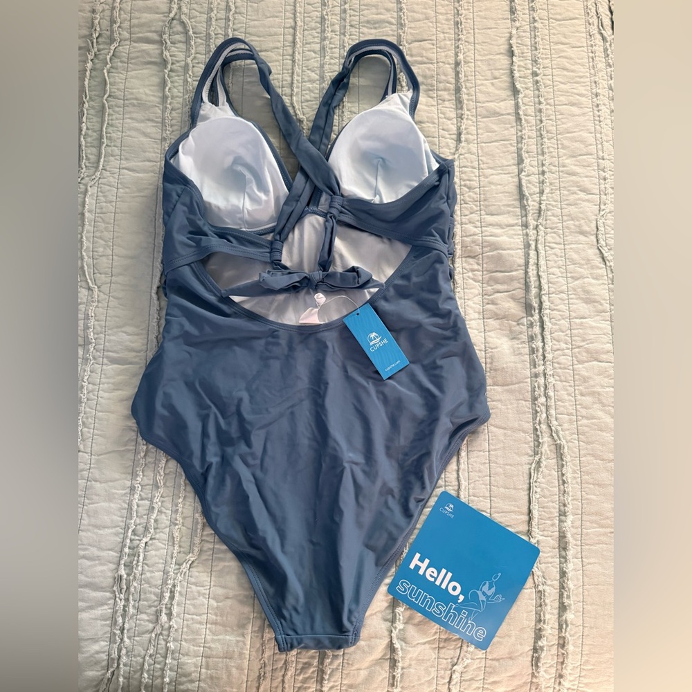 Cupshe Blue One Piece Swimsuit - Picture 2 of 4